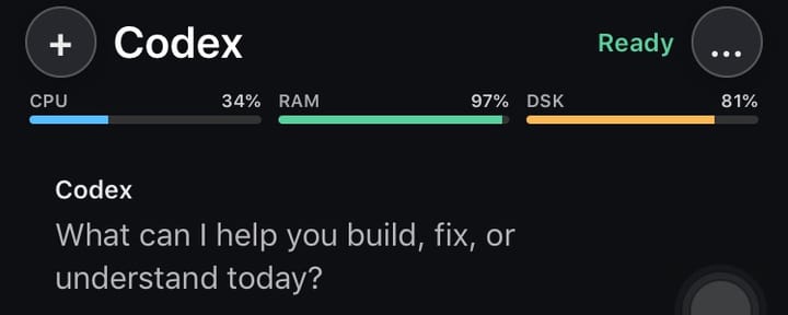 iPhone that builds its own apps, with Codex